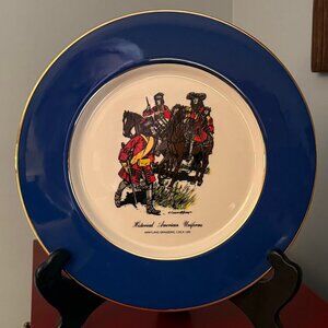 Maryland Dragoons c1695 Collector's Plate Ridgeway China